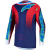 Maillot ALPINESTARS Fluid Drag bleu/rouge