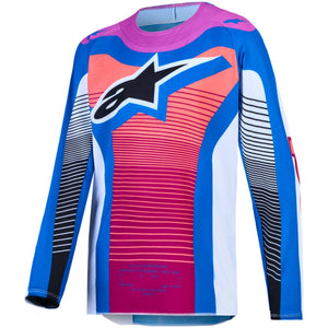 Maillot ALPINESTARS Enfant Supertech Maven blanc/corail