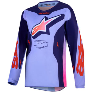 Maillot ALPINESTARS Enfant Fluid Hunt violet/rose