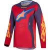 Maillot ALPINESTARS Enfant Fluid Hunt rouge/gris pierre