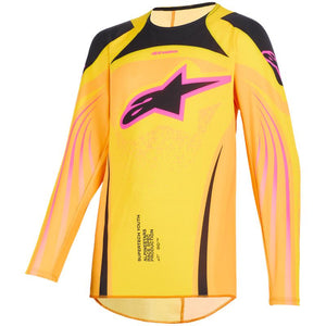 Maillot enfant ALPINESTARS Supertech NOMUR orange/jaune/rose