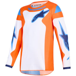 Maillot enfant ALPINESTARS FLUID Grid orange/bleu