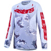 Maillot ALPINESTARS Enfant Fluid Lone gris/blanc
