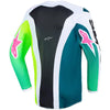 Tenue enfant ALPINESTARS Fluid PORTL vert/blanc/noir