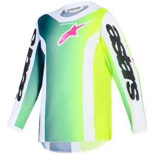 Maillot enfant ALPINESTARS FLUID PORTL vert/blanc/noir
