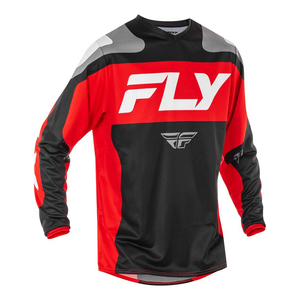 Maillot FLY RACING F-16 - noir/rouge/blanc 2025