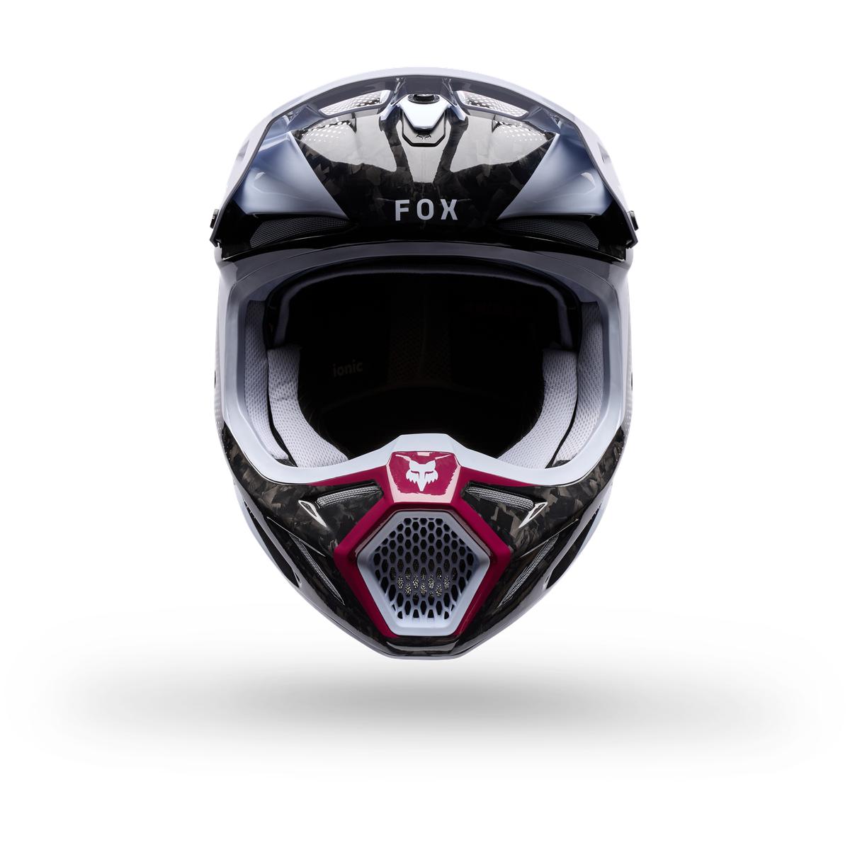 Casque FOX V3 RS Tactile blanc