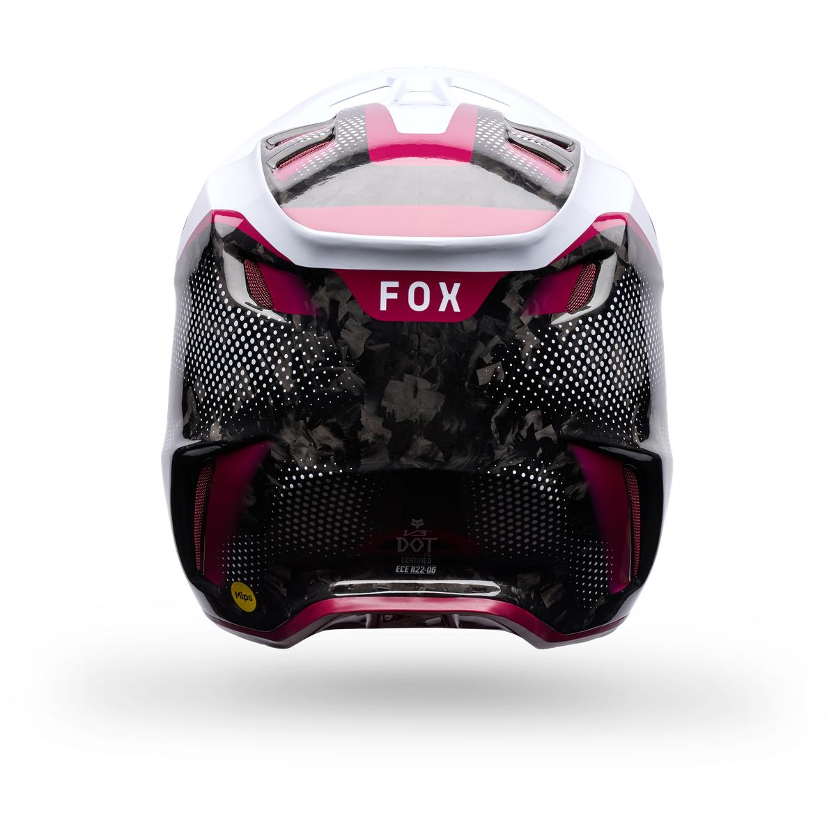 Casque FOX V3 RS Tactile blanc