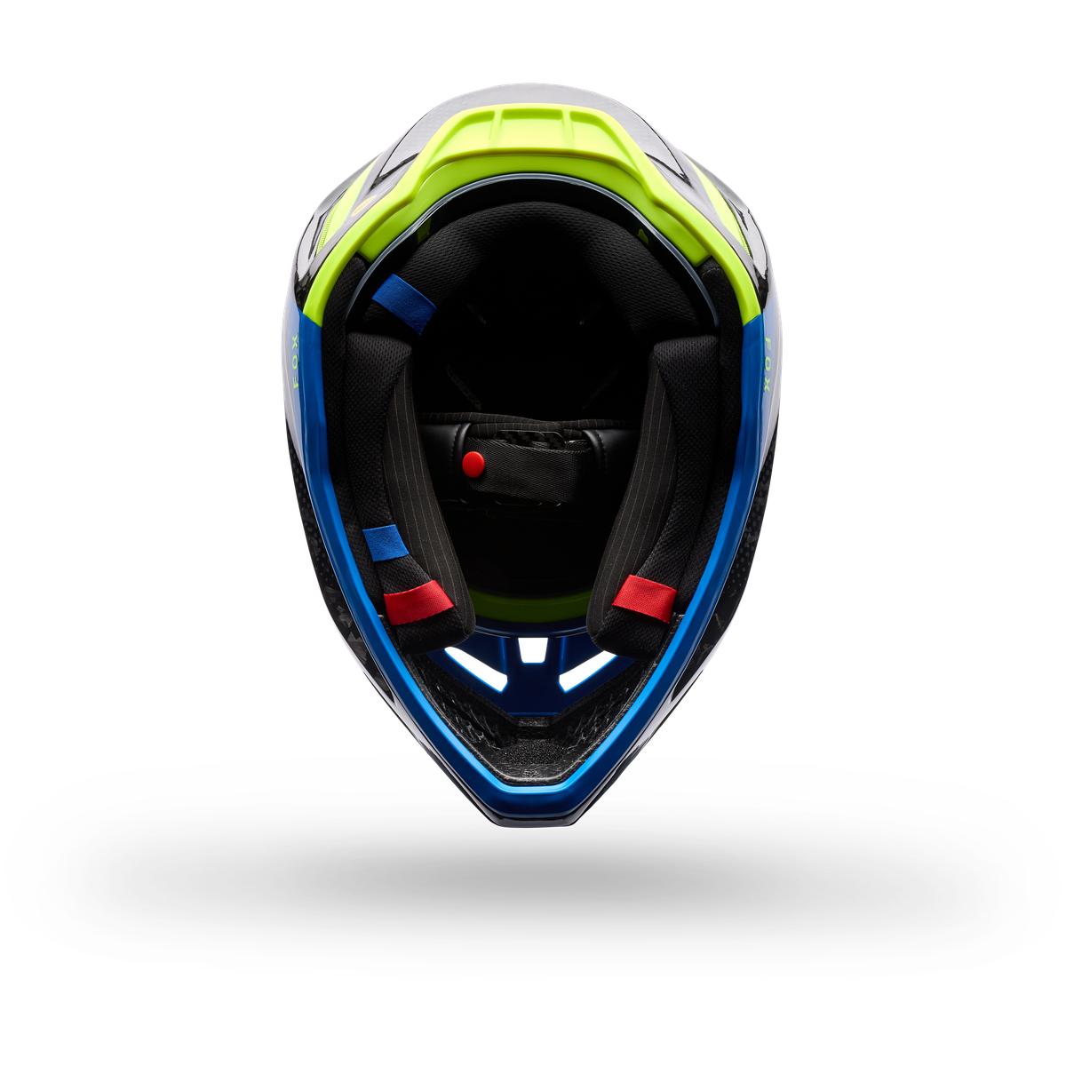 Casque FOX V3 RS Tactile bleu