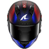 Casque intégral SHARK Aeron Speed-tech carbone bleu rouge 2026