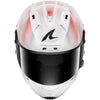 Casque intégral SHARK Aeron Speed-tech carbone blanc rouge 2026
