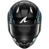 Casque intégral SHARK Skwal i3 Light-blur noir bleu vert 2026