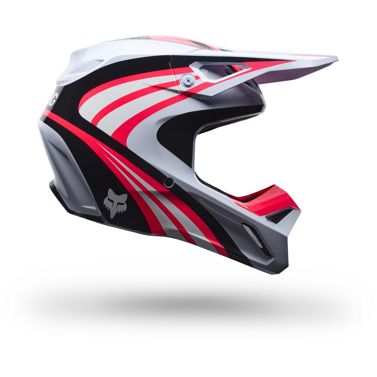 Casque FOX V1 Draft blanc