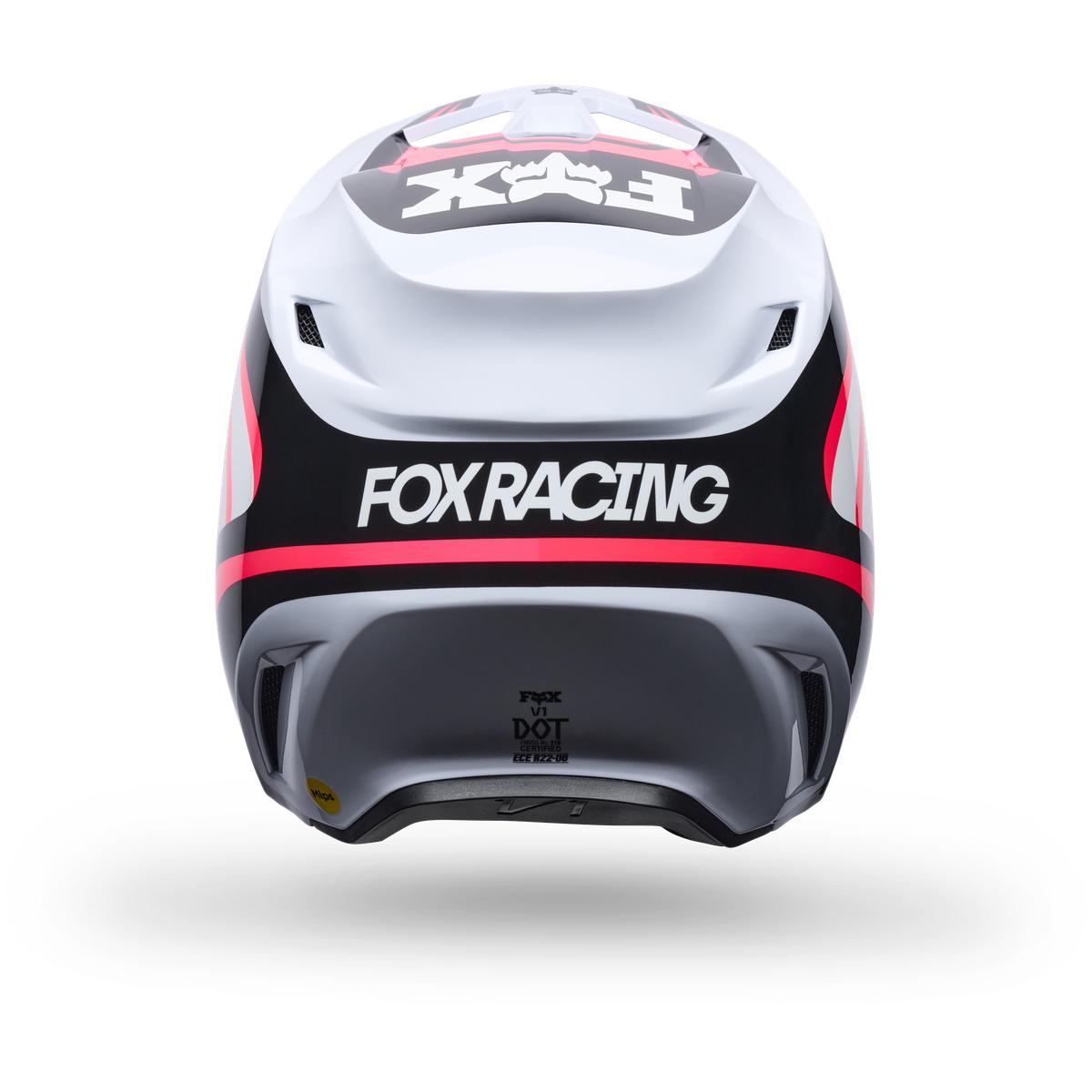 Casque FOX V1 Draft blanc