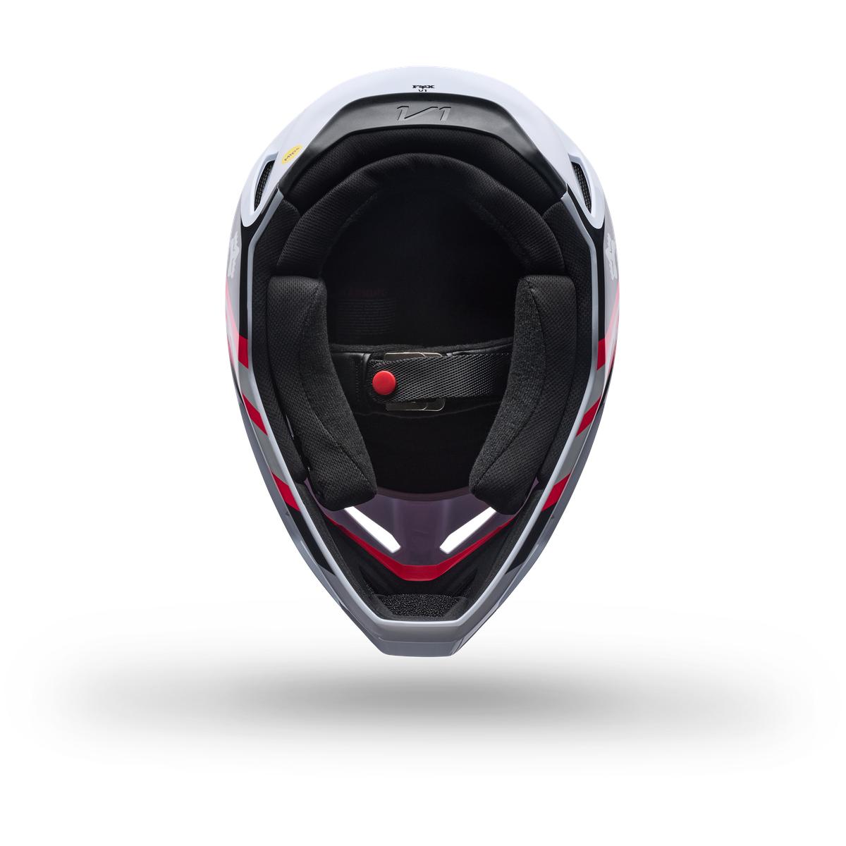 Casque FOX V1 Draft blanc