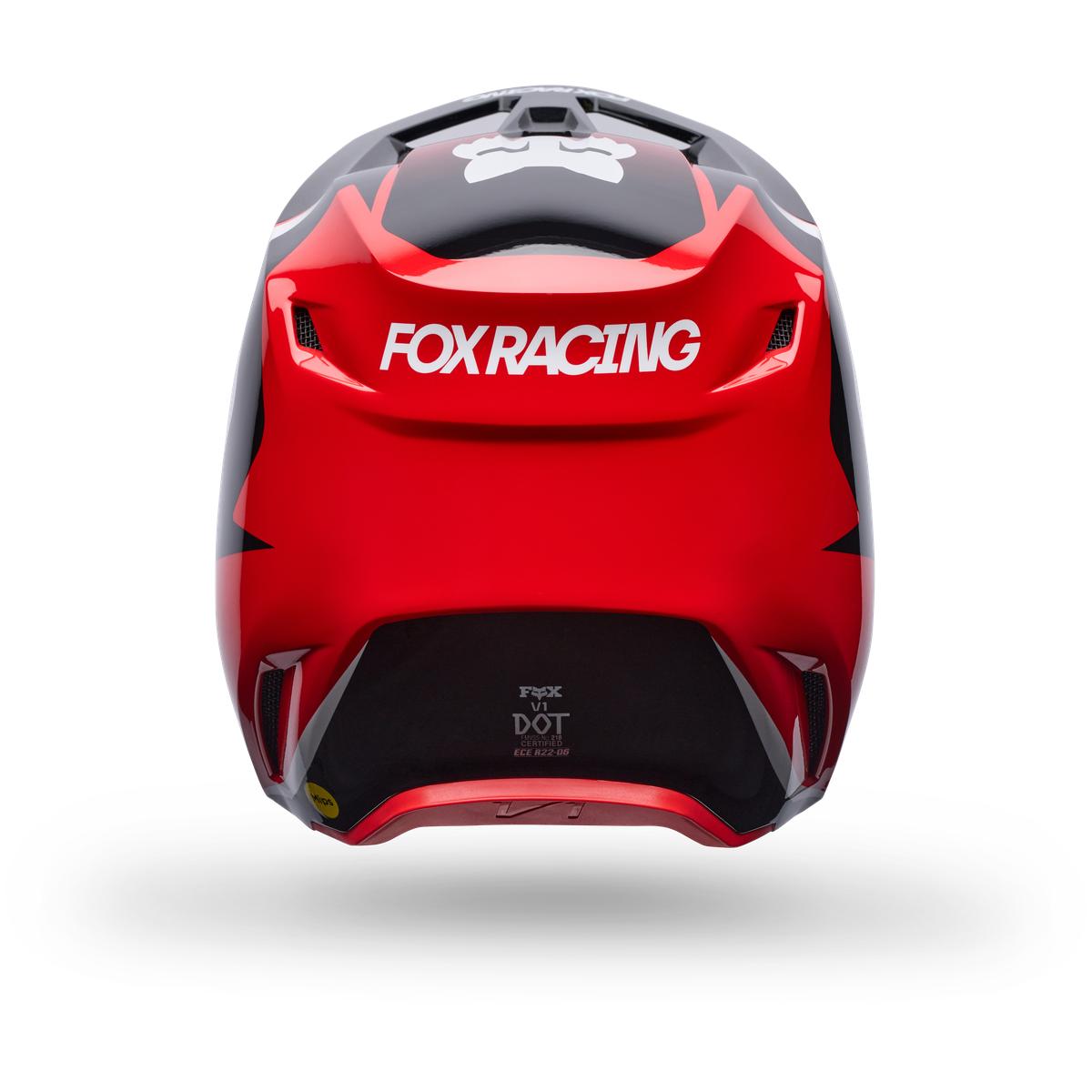 Casque FOX V1 Frame rouge
