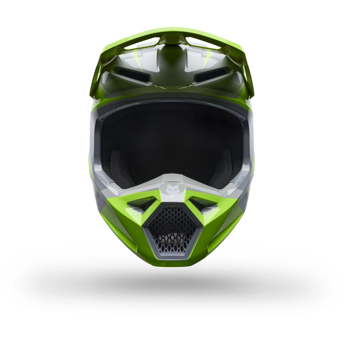 Casque FOX V1 Frame gris/jaune