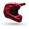 Casque FOX V1 Raid rouge