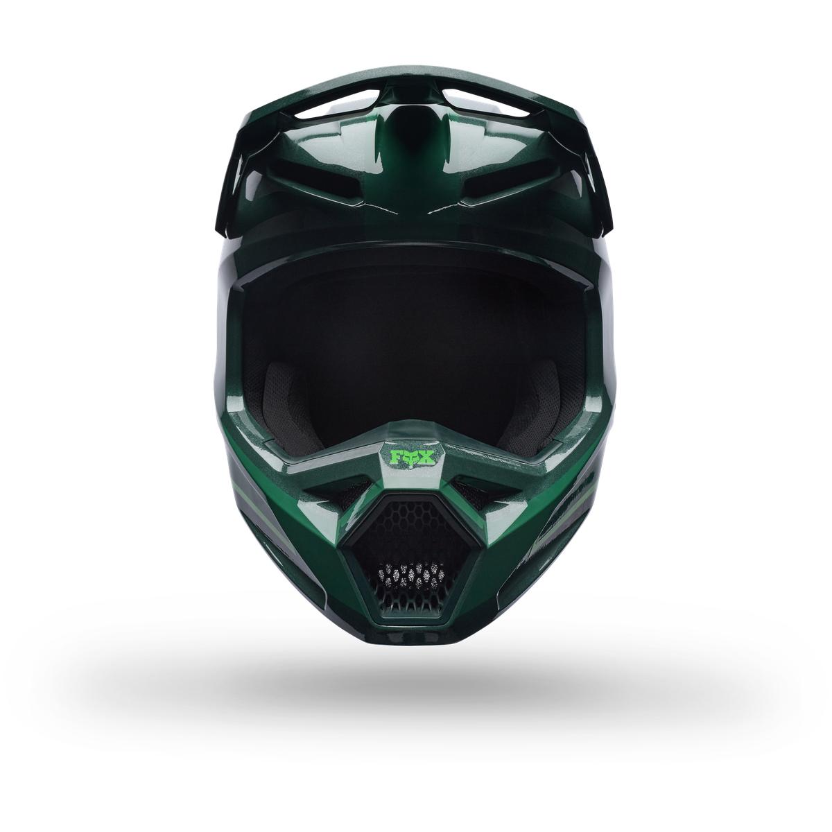 Casque FOX V1 Raid vert