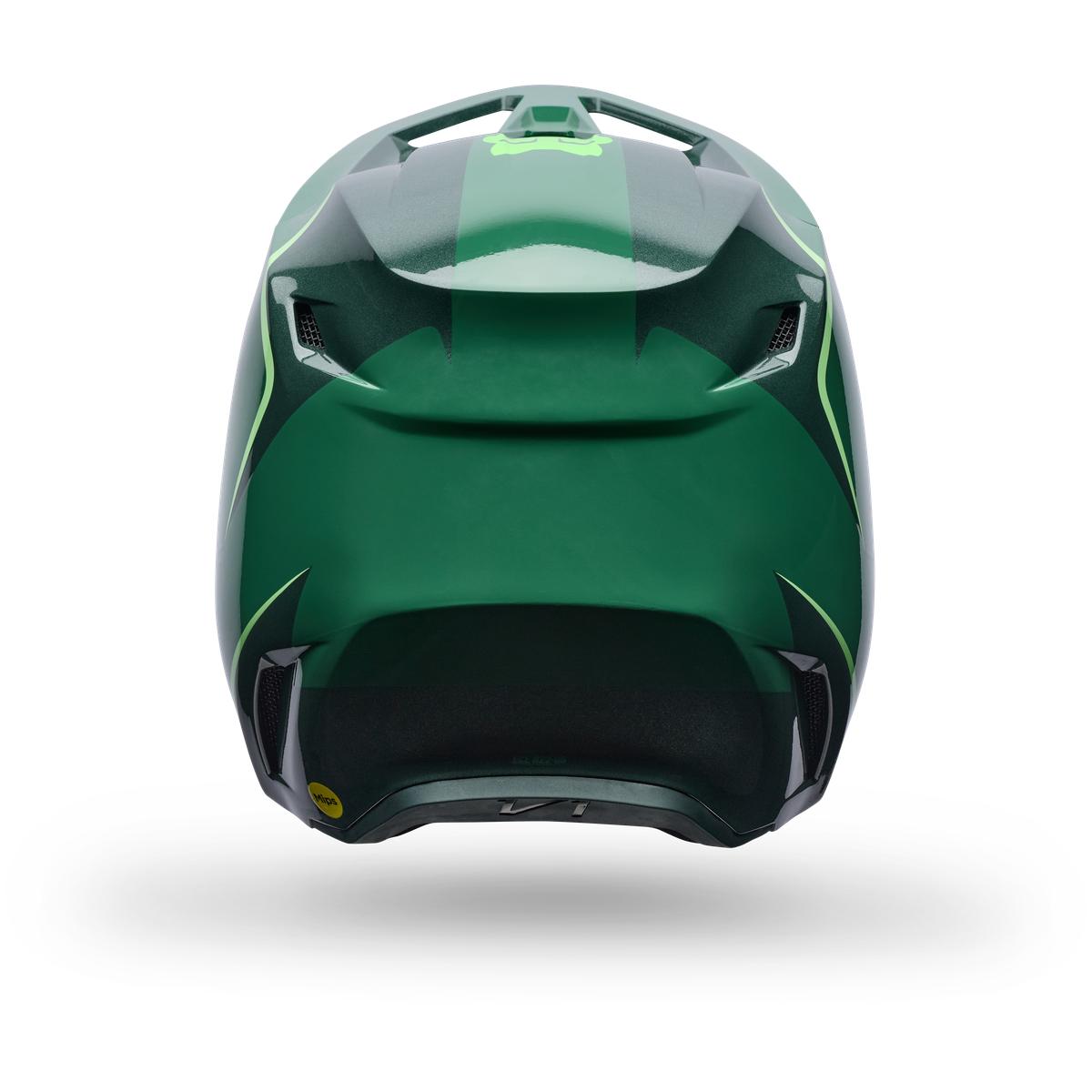 Casque FOX V1 Raid vert