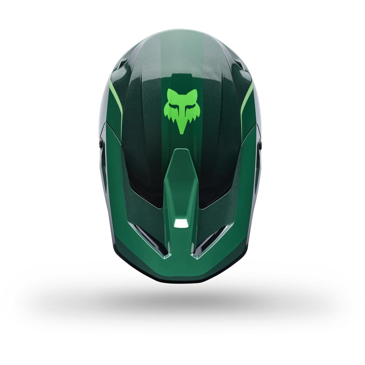 Casque FOX V1 Raid vert