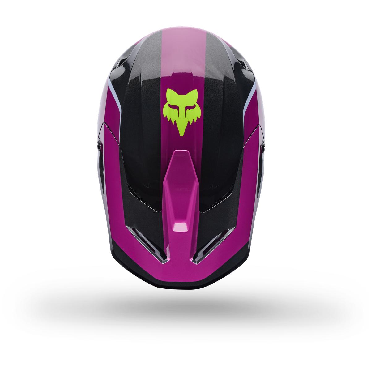 Casque FOX V1 Raid violet