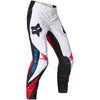 Pantalon FOX 180 Honda blanc/rouge