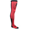 Chaussettes FOX Flexair Knee Brace rouge