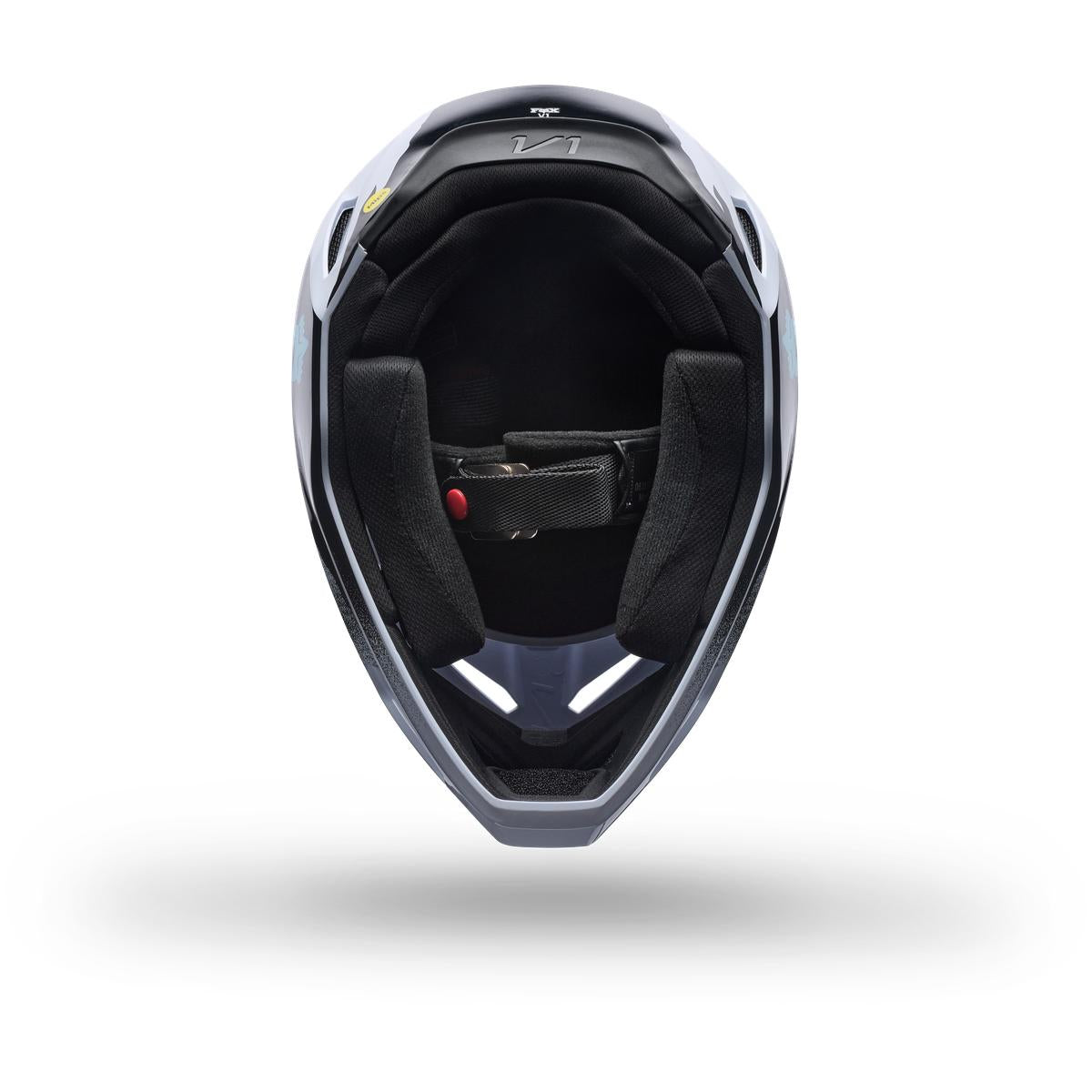Casque FOX V1 Clutch blanc/noir