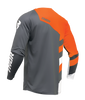 Maillot THOR Sector Checker charcoal/orange 2024