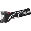 Masque Alpinestars Supertech Dura Air Fluid noir argent transparent