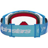 Masque Alpinestars Supertech Dura Air Fluid bleu dégradé argent transparent