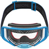 Masque Alpinestars Supertech Dura Air Fluid bleu dégradé argent transparent