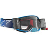 Masque Alpinestars Supertech Firma bleu argent transparent