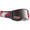 Masque Alpinestars Supertech Hiten noir rouge miroir argent