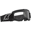 Masque Alpinestars Vision OTG noir gris transparent