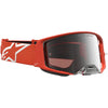 Masque Alpinestars Supertech Vesta orange argent miroir argent