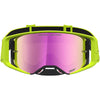 Masque Alpinestars Supertech Vesta jaune fluo noir miroir rouge