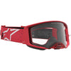 Masque Alpinestars Supertech Vesta chrome rouge transparent
