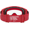 Masque Alpinestars Supertech Vesta chrome rouge transparent