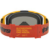 Masque Alpinestars Vision 8 Amber fire rouge noir miroir rouge