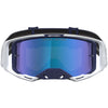 Masque Alpinestars Vision 8 Amber navy blanc miroir bleu