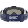 Masque Alpinestars Vision 8 Amber navy blanc miroir bleu