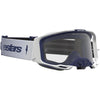Masque Alpinestars Vision 8 Amber blanc navy transparent