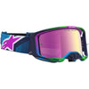 Masque Alpinestars Vision 8 Maven blithe bleu violet miroir rose
