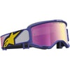 Masque Alpinestars Vision 5 Drag rouge violet miroir rose