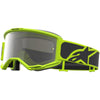 Masque Alpinestars Vision 5 Rora noir ylow fluo miroir argent