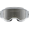 Masque Alpinestars Vision 3 Wordmark blanc noir miroir argent