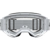 Masque Alpinestars Vision 3 Wordmark blanc noir transparent