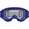 Masque Alpinestars Vision 3 Wordmark bleu transparent